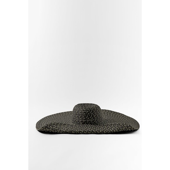 Zara Woven Big Floppy Sun Hat - Size Medium (NWT) main image 5